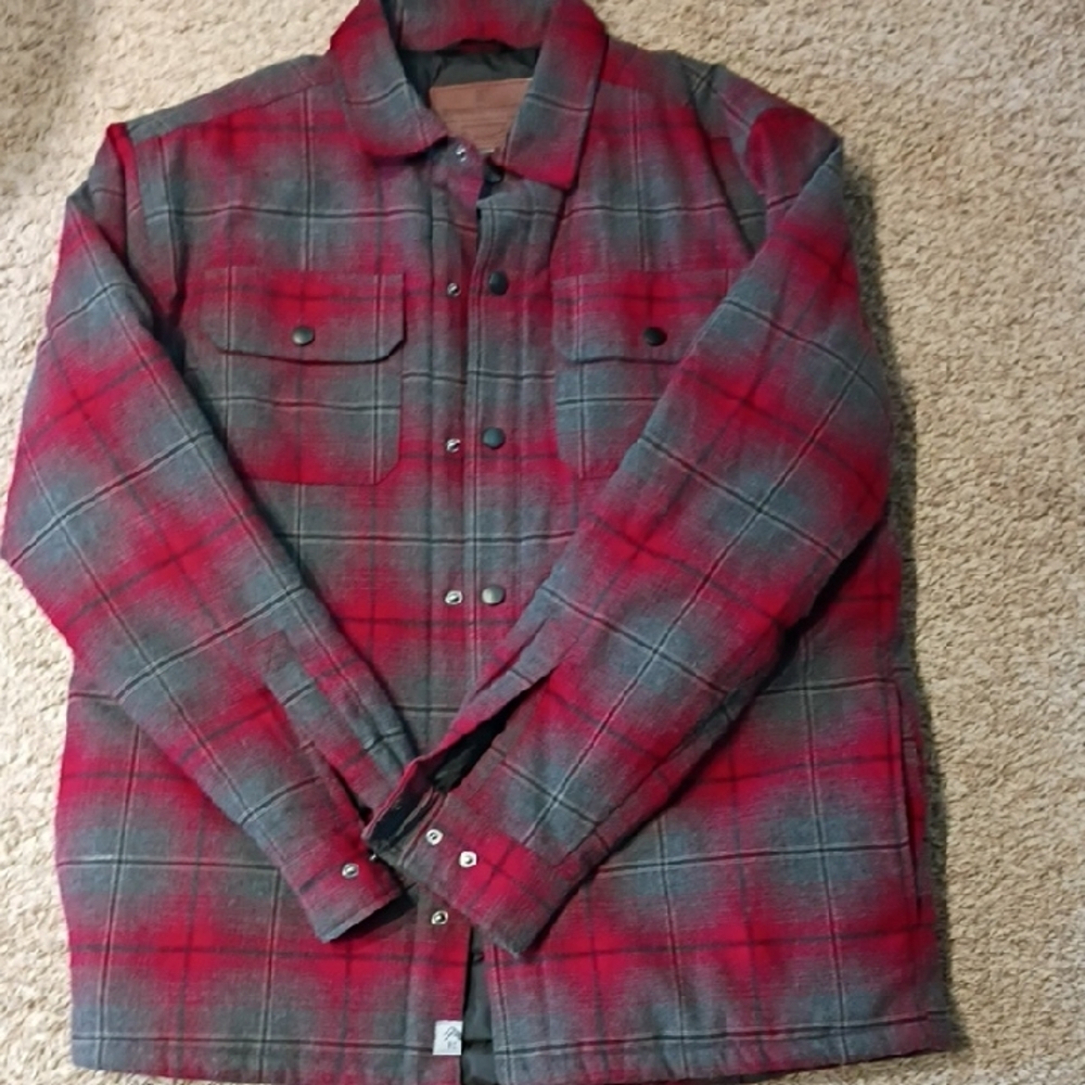 Men's Classic Plaid Shirt Jacket